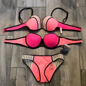 🌈NWT 3 Piece Victoria’s Secret Bikini, 36D/M
